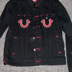 True Religion Jean Jacket NEW Sz L 