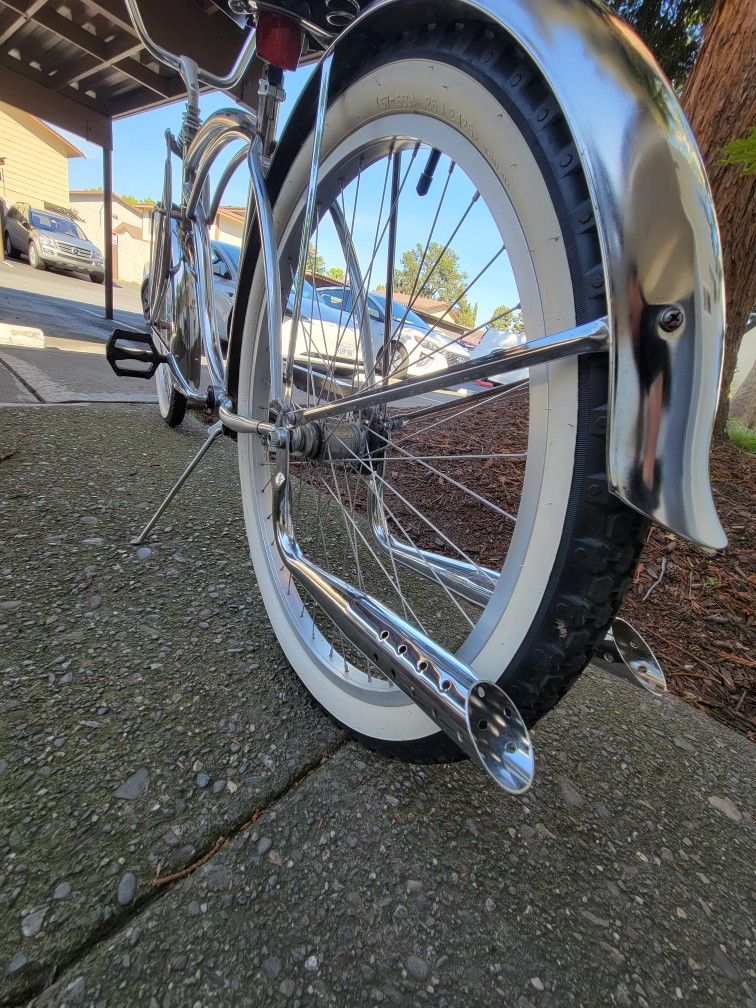 26 inch Firmstrong Chrome BEACH CRUISER