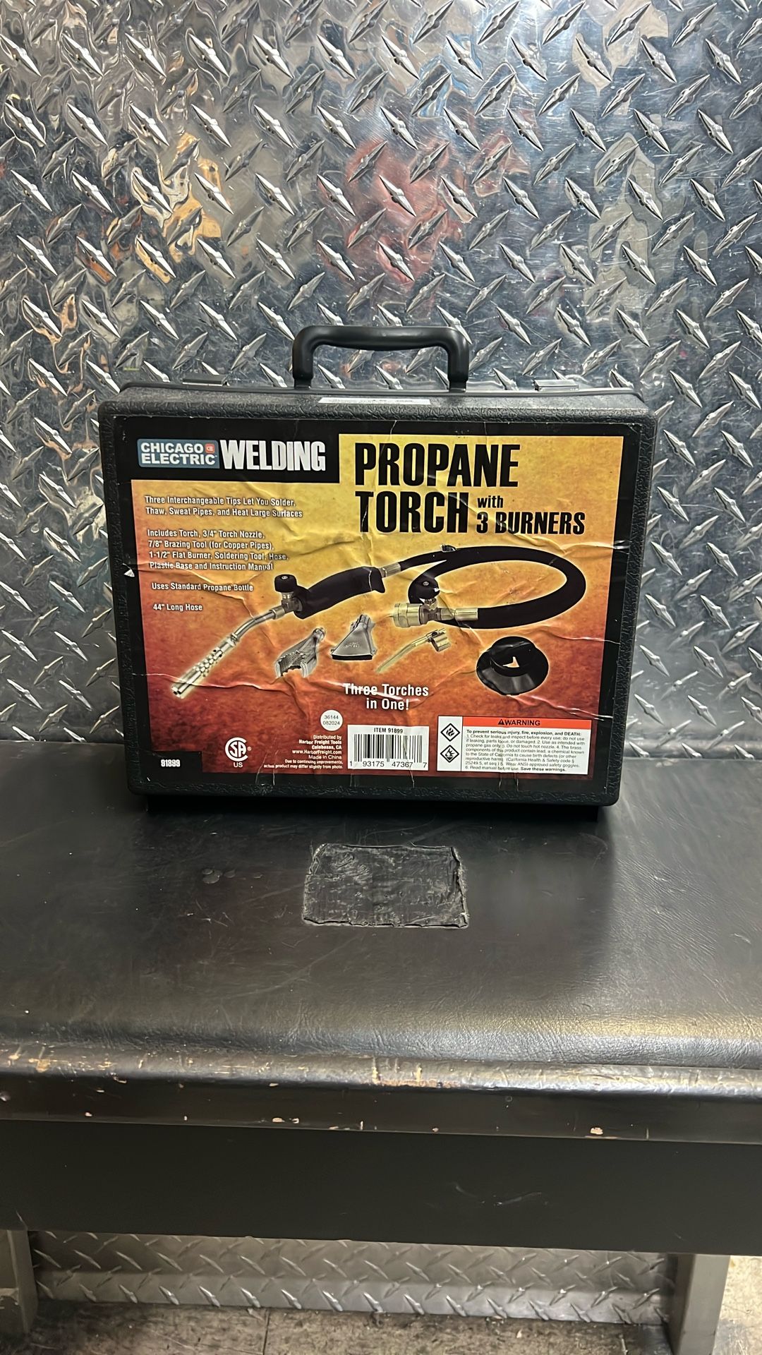 Chicago Electric 3 Burner Propane Torch Kit