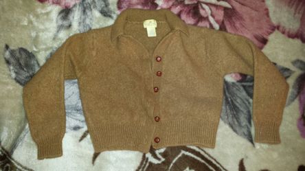 Brown cardigan