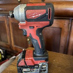 Milwaukee 2850-20 M18 Compact Brushless 1/4 inch Hex Impact Driver