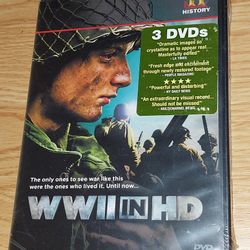 WWII in HD 3 DVDs Brand New 