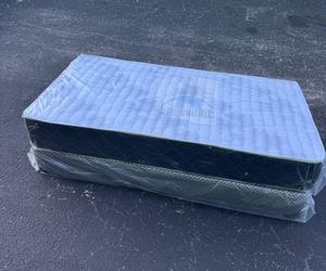 Twin mattress and box spring set (2pc - new) NEW KING-QUEEN-FULL-TWIN SIZE SETS MATTRESS AND BOX SPRING 