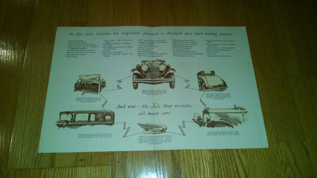 CHRYSLER SALES CORPORATION 1929