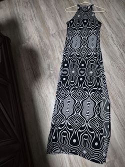 Long body con dress size large