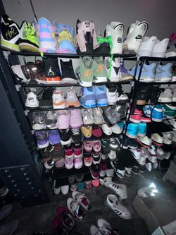 Jordan’s/NIKE over 100 pairs all Size 10.5-11Come browse! Deals on 2 pairs +