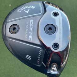 Callaway: Elyte Titanium 5 Fairway Shop Demo.  We Can Install The  Shaft Of  Your Choice.GolfLAB Takes Trades