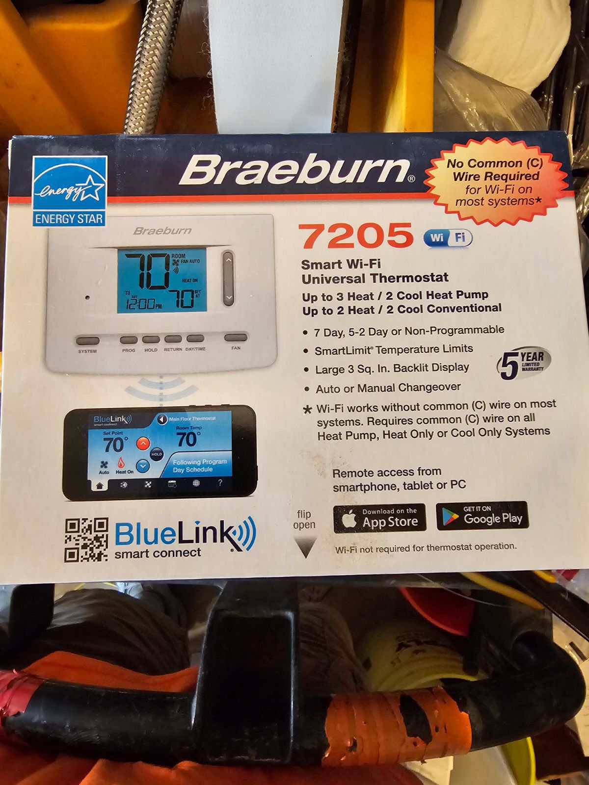 Braeburn 7205 Thermostats 