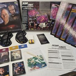 1993 Star Trek The Next Generation Limited Collector Edition Board Game Toy Sci-fi Trivia COMPLETE!