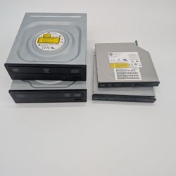 2 5.25" And 2 Slim DVD Drives
