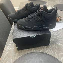 2025 Air Jordan 4 “Black Cat” - Brand New, Deadstock, Size 10
