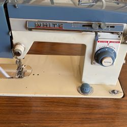 White Sewing Machine 