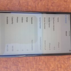 Apple iPhone 8 in Space Gray. At&t Only. Kept In Case It's Imaculate.