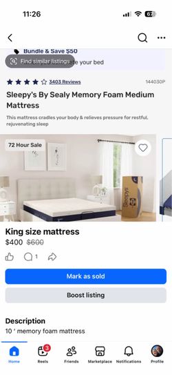 King size mattress