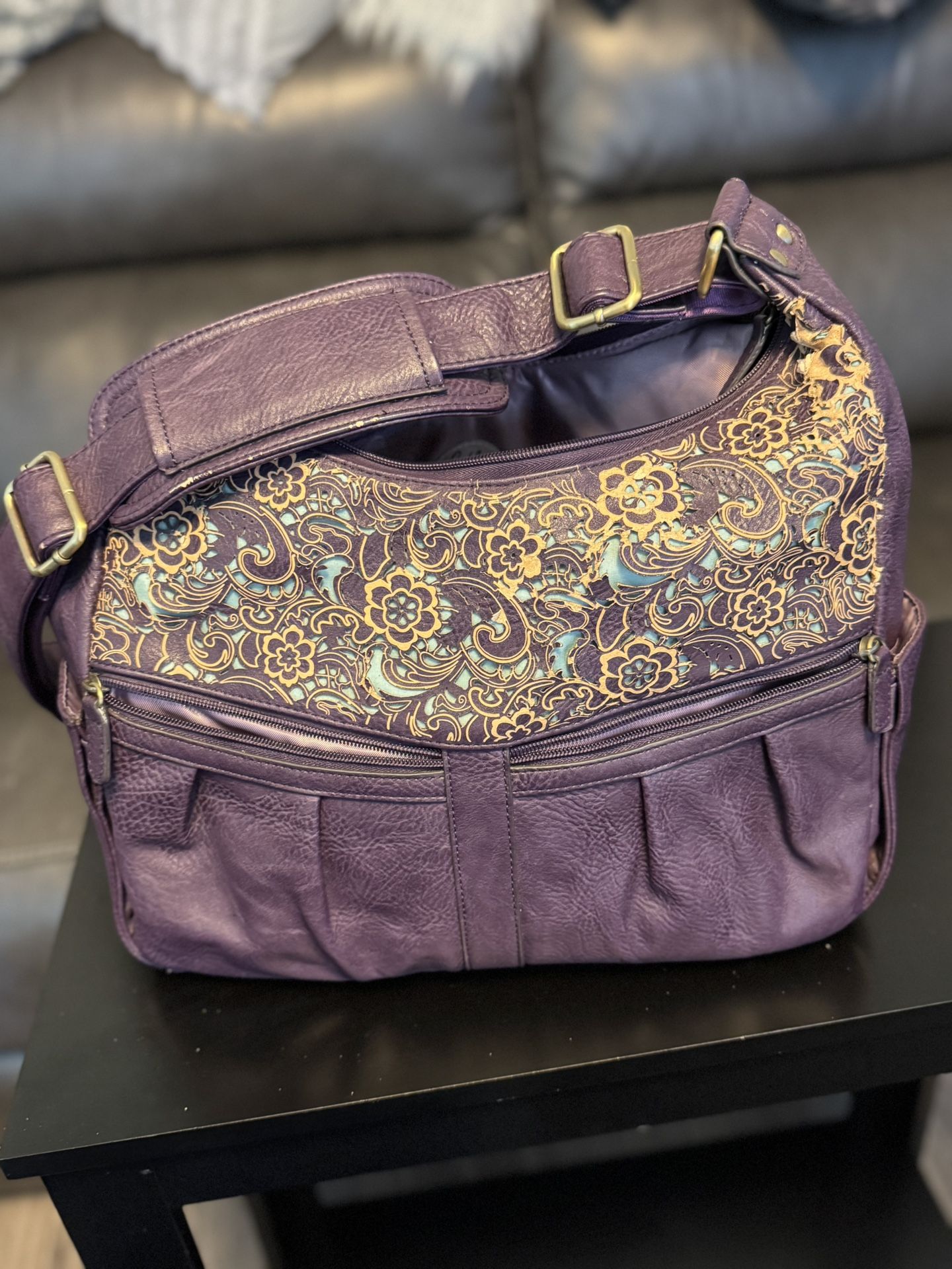 BEAUTIFUL Leather Bag Camera/diaper