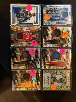 NASCAR Relic and trading cards lot