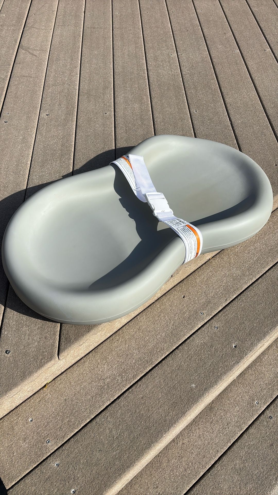 Keekaroo Peanut Diaper Changing Pad Gray