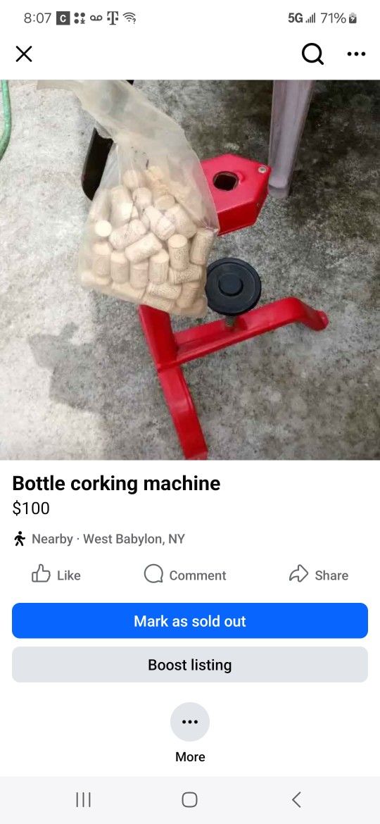 Bottle Corking Machine