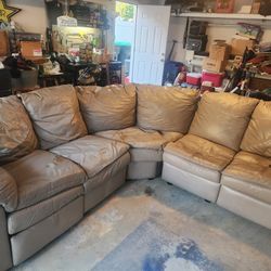 Large Leather Recliner 