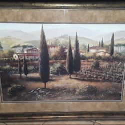 Tuscan country scene.