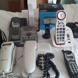 Phones, GPS, inverter,