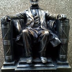Abraham Statue Book/ End