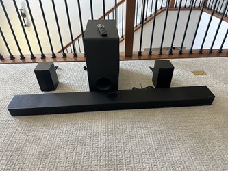 LG Soundbar with Subwoofer and Rear Speakers
