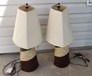 Two Ceramic Table Lamps