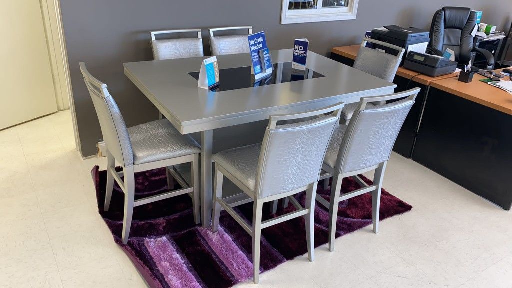 ✨🥰Tommy 7pc Diningroom set👍SAME DAY DELIVERY😍Just $39 Down✨