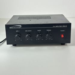 Speco Technologies PBM-30 PA Amplifier 30W Contractor