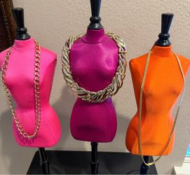 Gold Tone Chain Necklaces