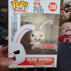 The Secret Life Of Pets Insane Snowball Funko Pop 