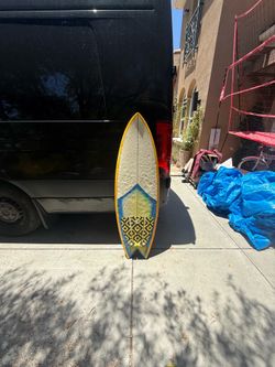 Custom made fish surf board