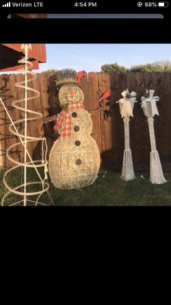 Xmas lawn ornaments