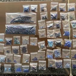 LOT Of Blue Beads