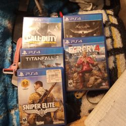 Pre Owned PS4 GAMES $7  EA OR ALL FOR $25