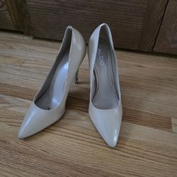 Aldo Pointed Toe Nude Heels