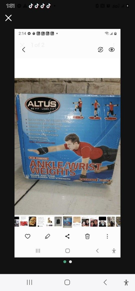 Ankle/wrist Weights