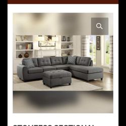 Sectional Grey Couch