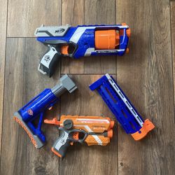 Nerf Blasters and Accessories [Prices in Description]