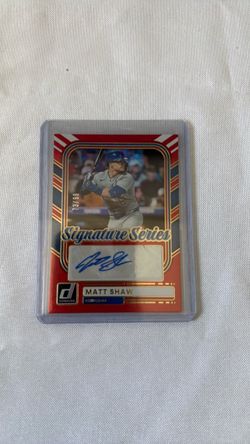 Matt Shaw Donruss Signature Series Auto /99