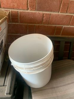 White Buckets available for sale tools