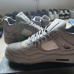 Retro 4 Kaws Cool Grey 