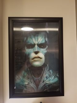 3D Holographic Batman/Joker portrait
