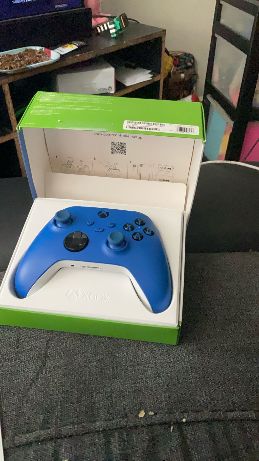Shock Blue Wireless Xbox Controller