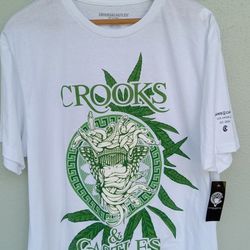 Crooks N Castles Tshirt Large Nwt