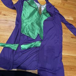 Joker Halloween Costume For Men Size Large
