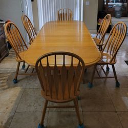 Solid Oak Dining Table
