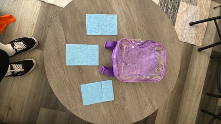 Vintage Disney Parks Princess Clear Mini Backpack w/ Princess Stencils – Disneyland & Walt Disney World