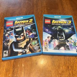 Wii U Lego Batman 2 And 3 Games